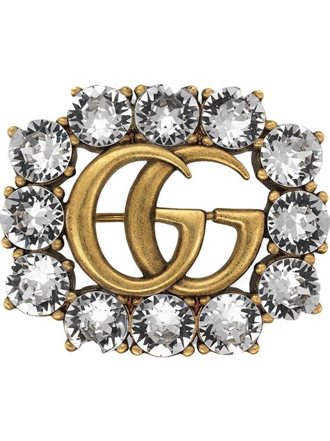 gucci double g brooch|gucci brooch price.